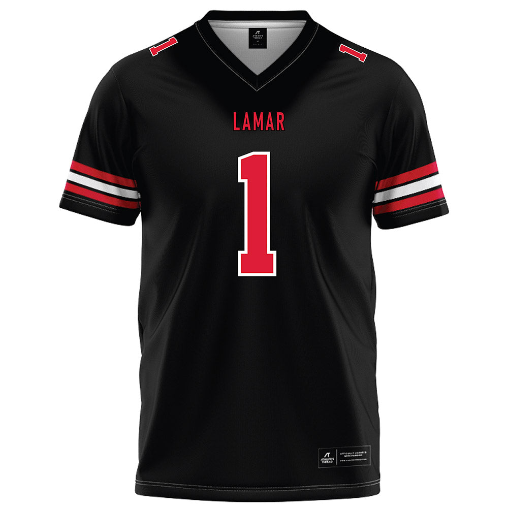 Lamar - NCAA Football : Davin Driskell - Black Football Jersey-0