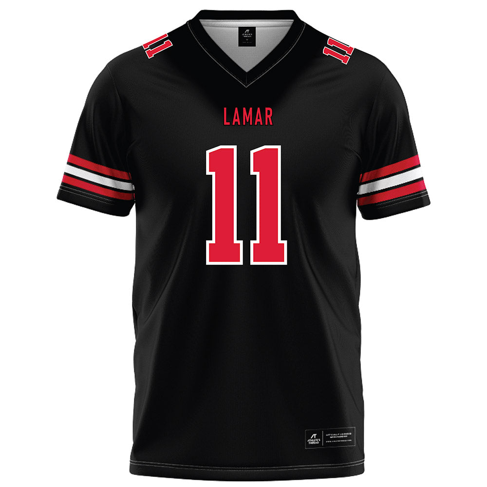 Lamar - NCAA Football : Ty Bryson - Black Football Jersey-0