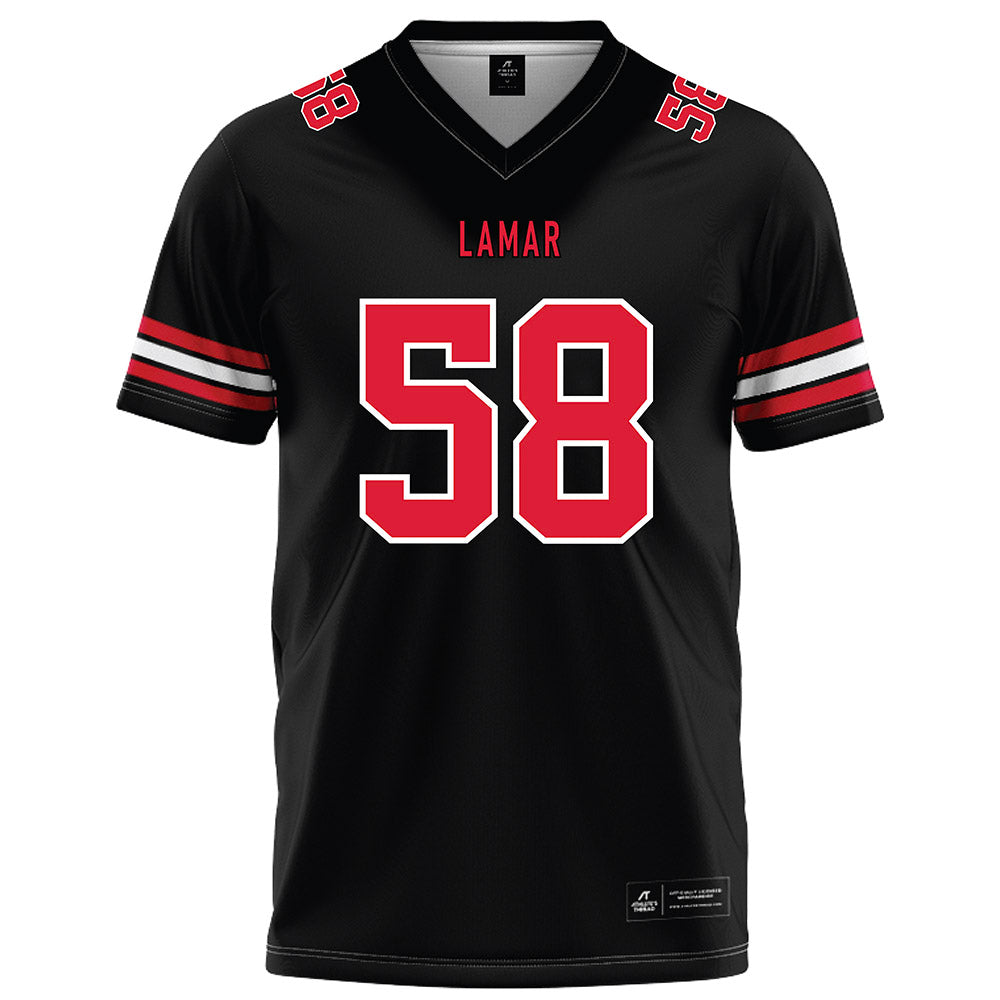 Lamar - NCAA Football : Brandon Stuckey - Black Football Jersey-0