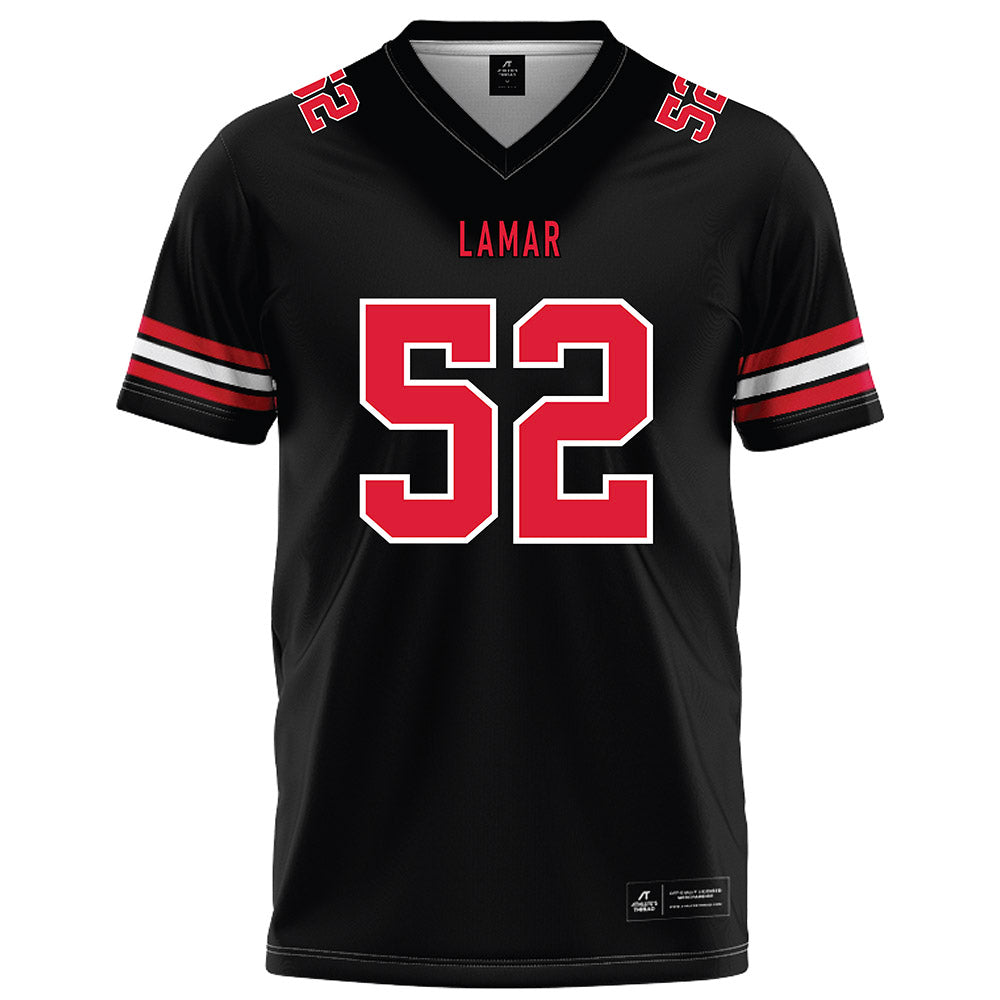 Lamar - NCAA Football : Nicolaus Chenevert - Black Football Jersey-0