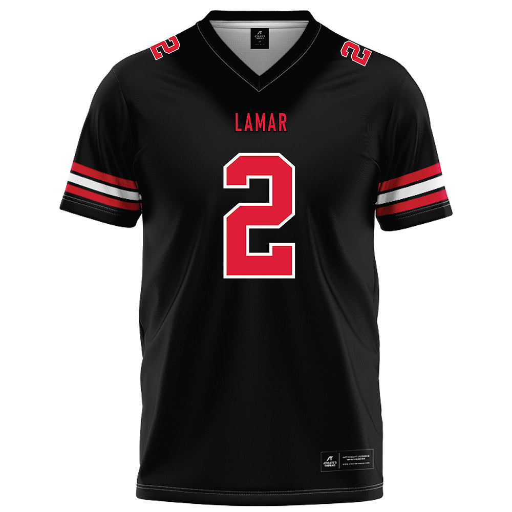 Lamar - NCAA Football : Brennen Bailey - Black Football Jersey-0