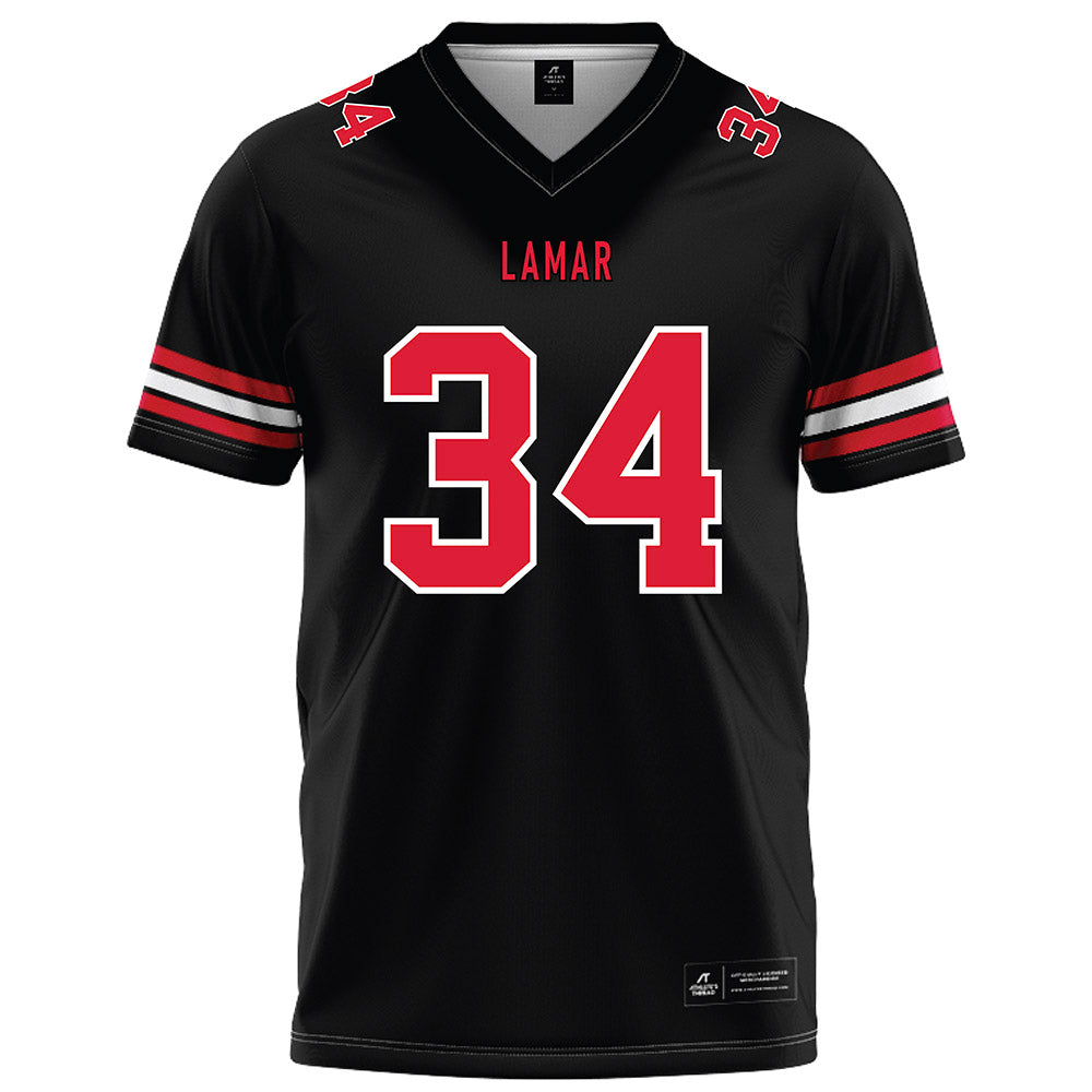 Lamar - NCAA Football : Ean Carr - Black Football Jersey-0