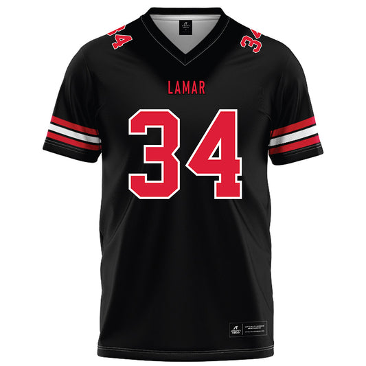 Lamar - NCAA Football : Ean Carr - Black Football Jersey-0