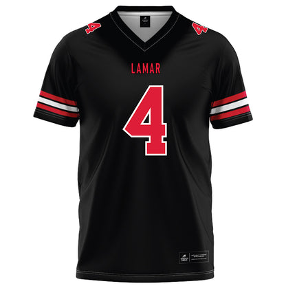 Lamar - NCAA Football : Davin Driskell - Black Football Jersey-0