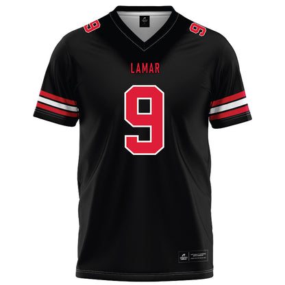 Lamar - NCAA Football : Mason Wuenschel - Black Football Jersey-0