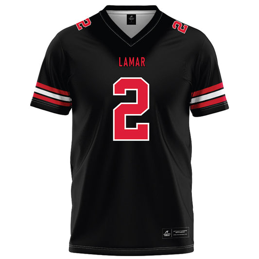 Lamar - NCAA Football : Brennen Bailey - Black Football Jersey-0