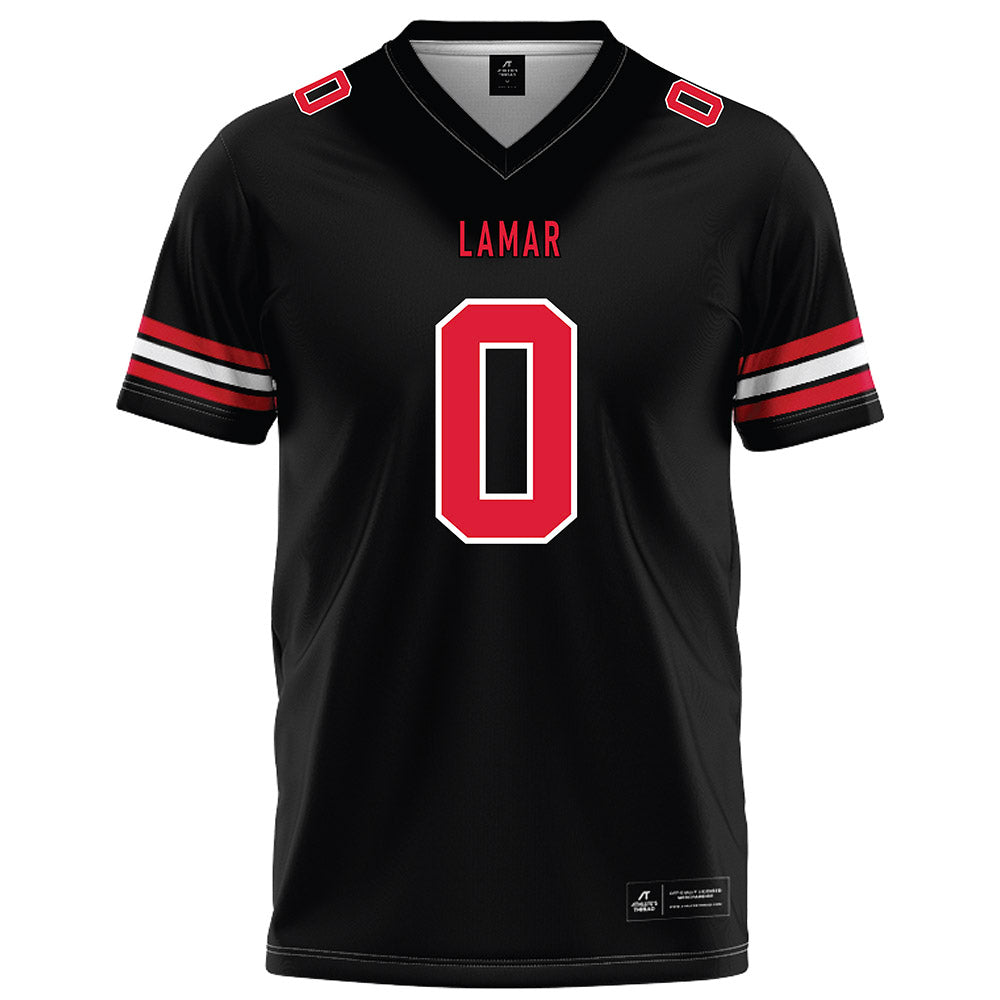 Lamar - NCAA Football : Lanar Kelley Jr. - Black Football Jersey-0