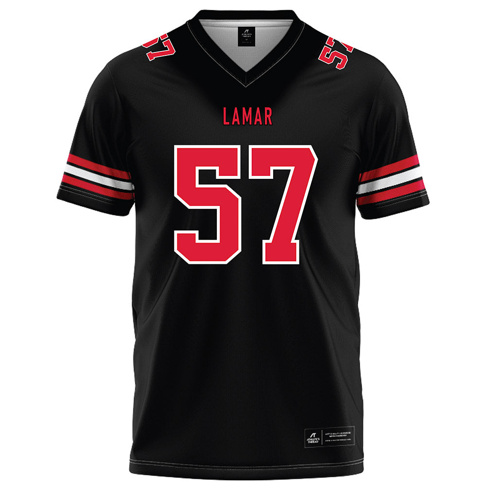 Lamar - NCAA Football : Courtlyn Houston - Black Football Jersey-0