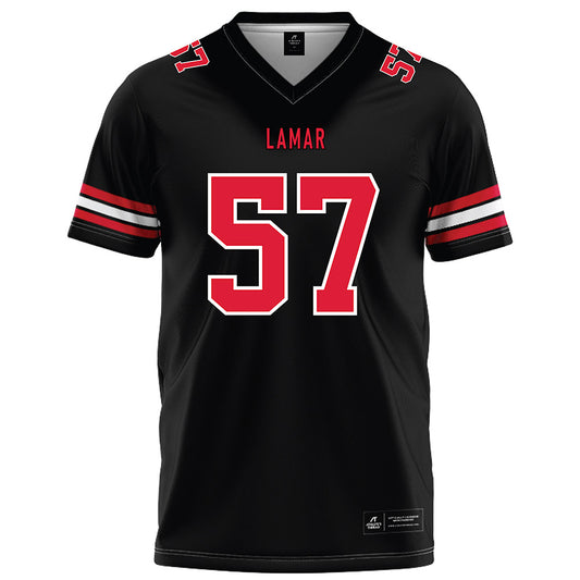 Lamar - NCAA Football : Courtlyn Houston - Black Football Jersey-0