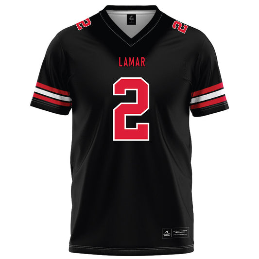 Lamar - NCAA Football : Aiden McCown - Black Football Jersey-0