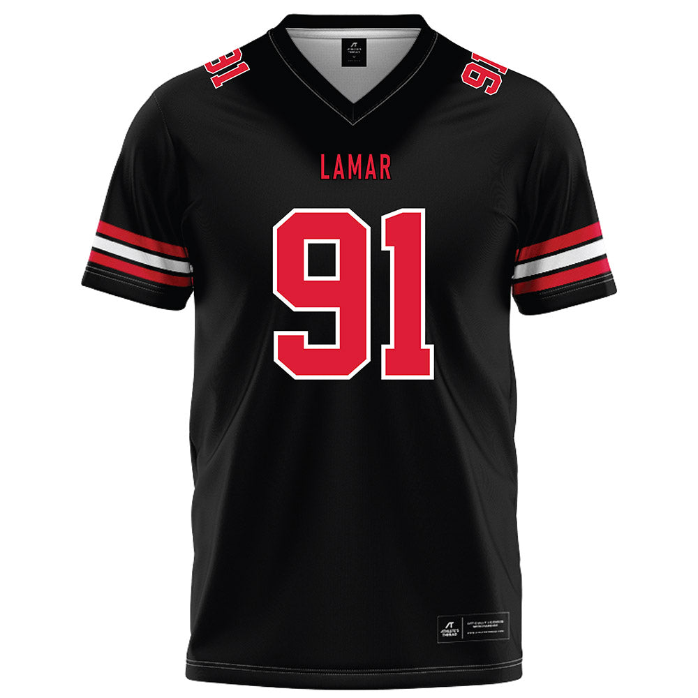 Lamar - NCAA Football : Kelvin Baptiste - Black Football Jersey-0