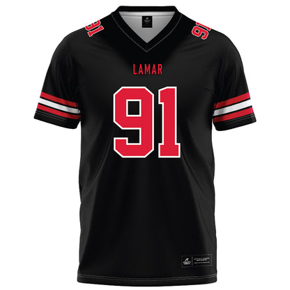 Lamar - NCAA Football : Kelvin Baptiste - Black Football Jersey-0