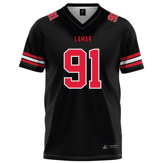 Lamar - NCAA Football : Kelvin Baptiste - Black Football Jersey-0