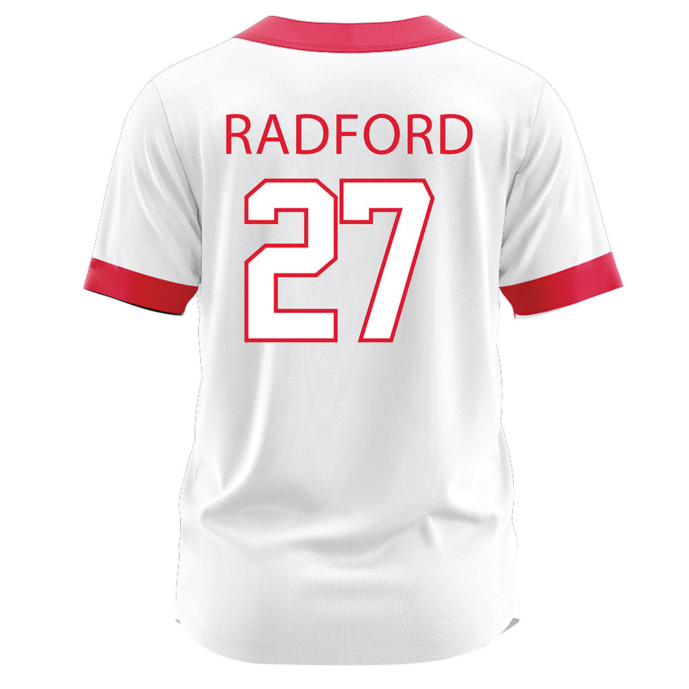 Lamar - NCAA Softball : Kamaryn Radford - White Jersey-1