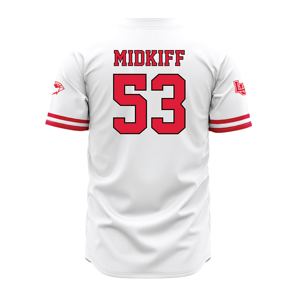 Lamar - NCAA Baseball : Daniel Midkiff - White Jersey-1