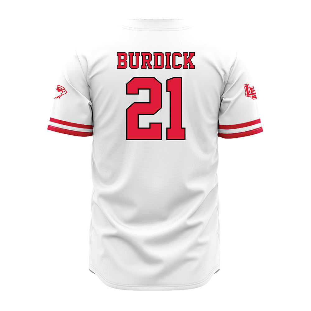 Lamar - NCAA Baseball : Gage Burdick - White Jersey-1