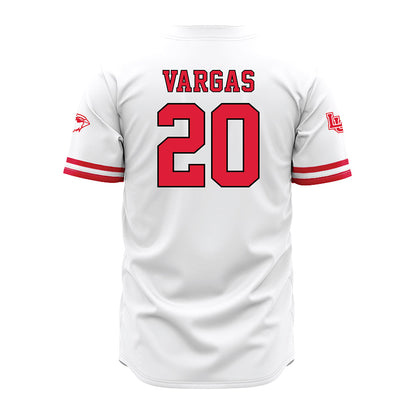 Lamar - NCAA Baseball : Jose Vargas - White Jersey-1