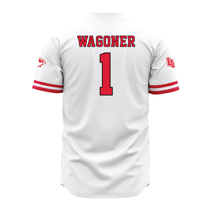Lamar - NCAA Baseball : Jake Wagoner - White Jersey-1