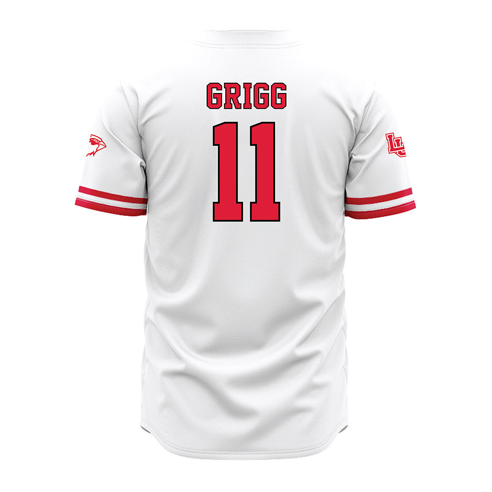 Lamar - NCAA Baseball : Landon Grigg - White Jersey-1