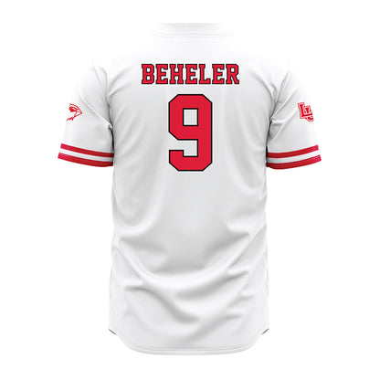 Lamar - NCAA Baseball : Reese Beheler - White Jersey-1