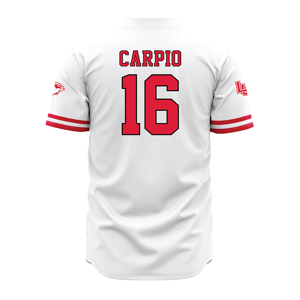 Lamar - NCAA Baseball : Julius Carpio - White Jersey-1