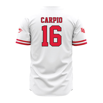 Lamar - NCAA Baseball : Julius Carpio - White Jersey-1