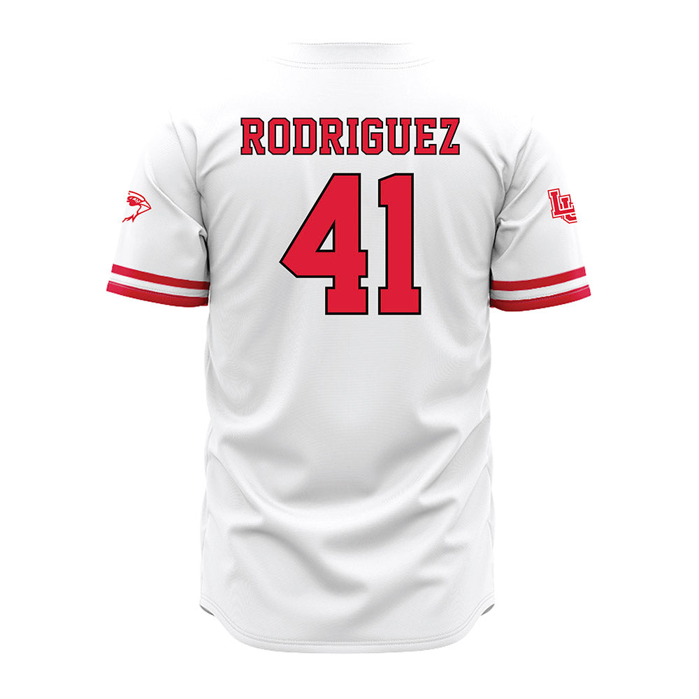 Lamar - NCAA Baseball : Gabriel Rodriguez - White Jersey-1