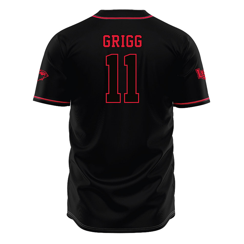 Lamar - NCAA Baseball : Landon Grigg - Black Jersey-1