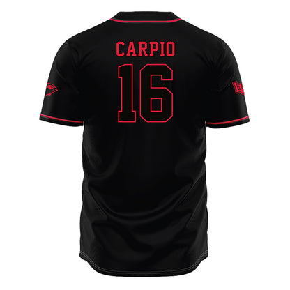 Lamar - NCAA Baseball : Julius Carpio - Black Jersey-1