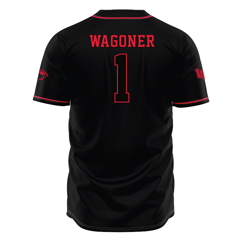 Lamar - NCAA Baseball : Jake Wagoner - Black Jersey-1