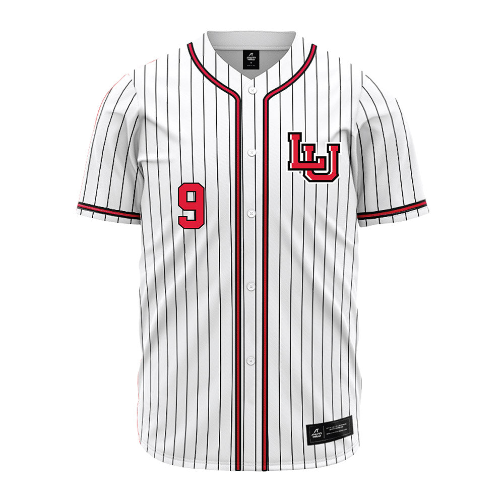 Lamar - NCAA Baseball : Reese Beheler - White Pinstripe Jersey-0