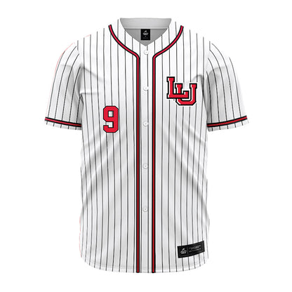 Lamar - NCAA Baseball : Reese Beheler - White Pinstripe Jersey-0