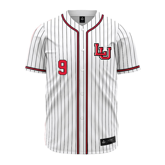 Lamar - NCAA Baseball : Reese Beheler - White Pinstripe Jersey-0