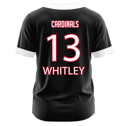 Lamar - NCAA Softball : Riley Whitley - Black Jersey-1