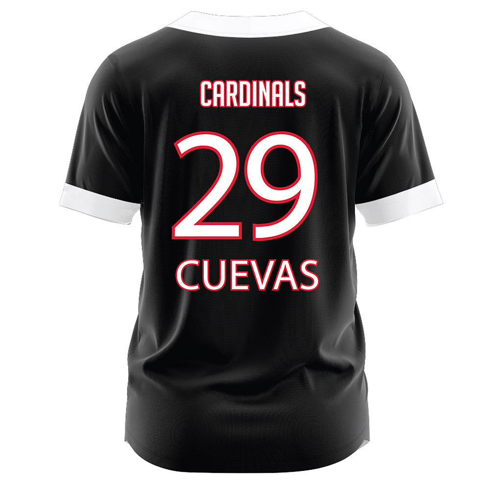 Lamar - NCAA Softball : Kaylee Cuevas - Black Jersey-1