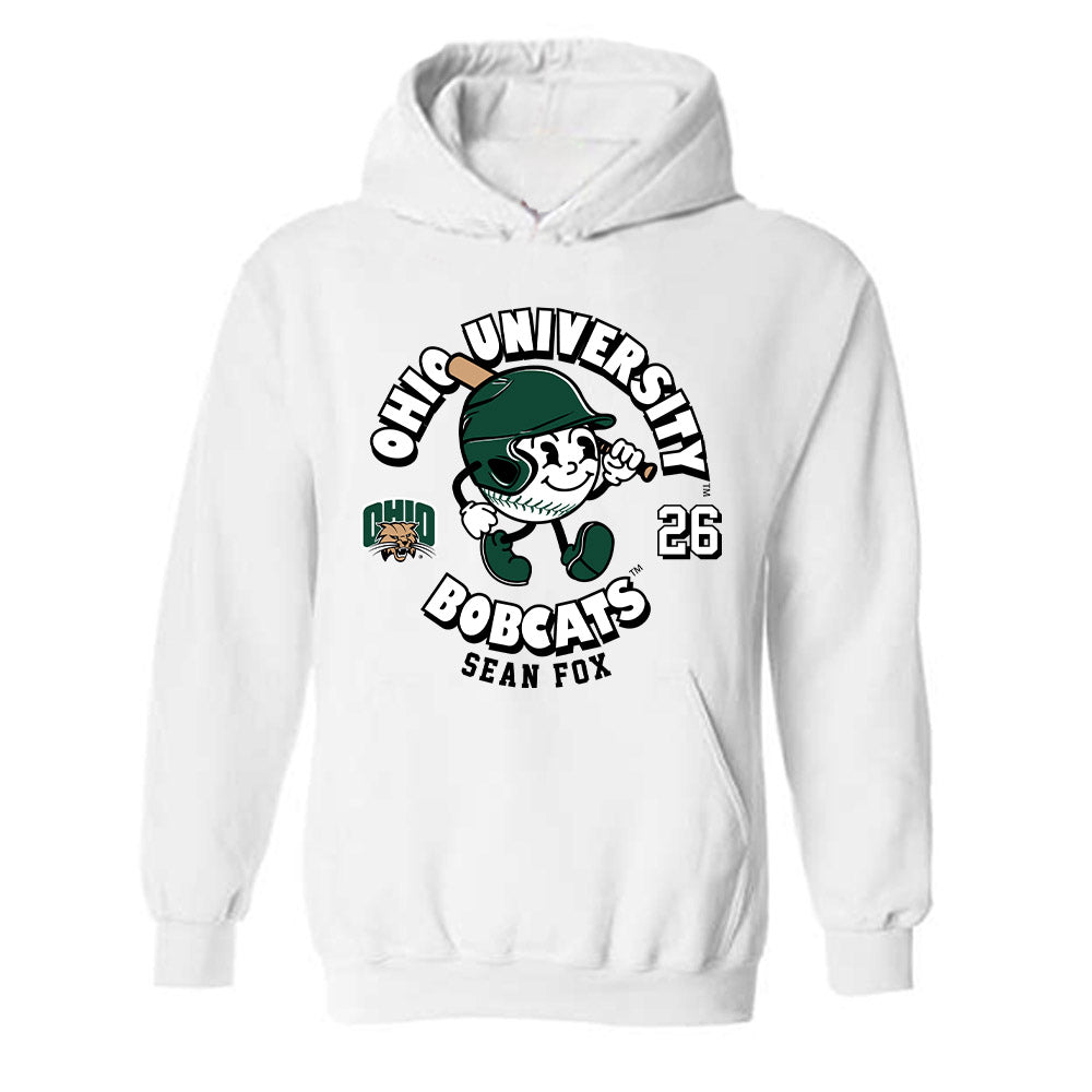 Ohio - NCAA Baseball : Sean Fox - Fashion Shersey Hooded Sweatshirt-0