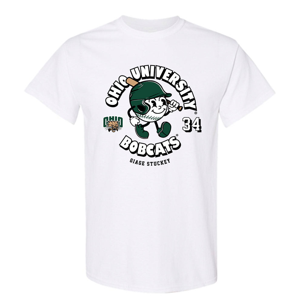 Ohio - NCAA Baseball : Giage Stuckey - Fashion Shersey T-Shirt-0