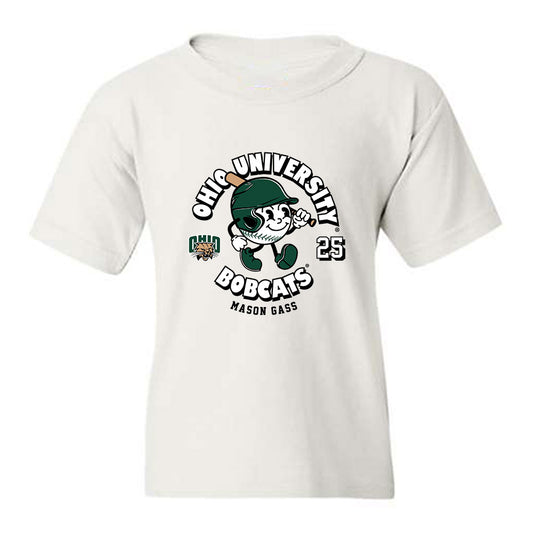 Ohio - NCAA Baseball : Mason Gass - Fashion Shersey Youth T-Shirt-0