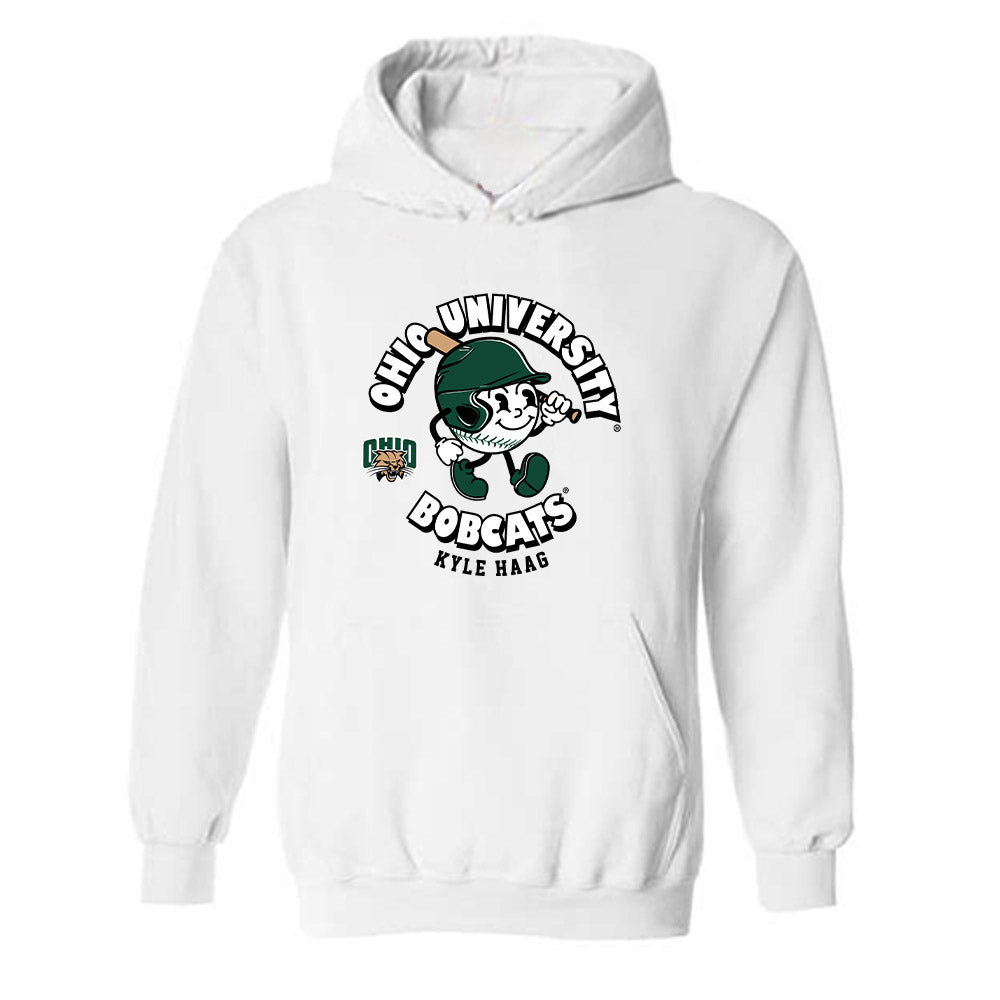 Ohio - NCAA Baseball : Kyle Haag - Fashion Shersey Hooded Sweatshirt-0
