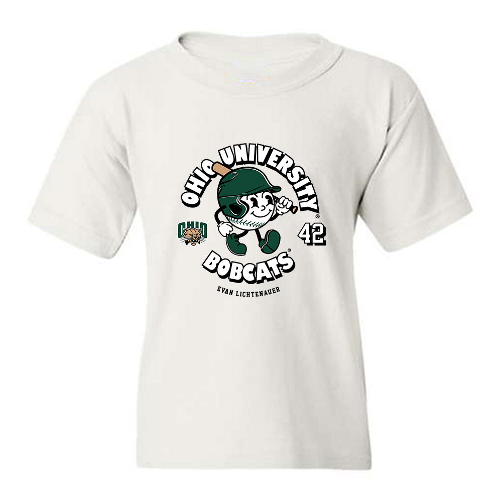 Ohio - NCAA Baseball : Evan Lichtenauer - Fashion Shersey Youth T-Shirt-0