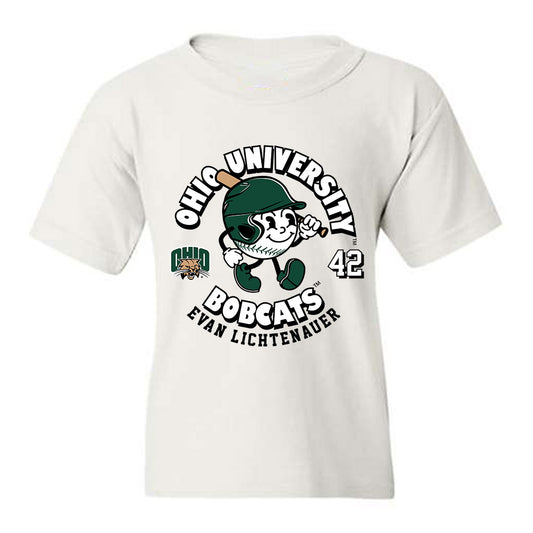 Ohio - NCAA Baseball : Evan Lichtenauer - Fashion Shersey Youth T-Shirt-0