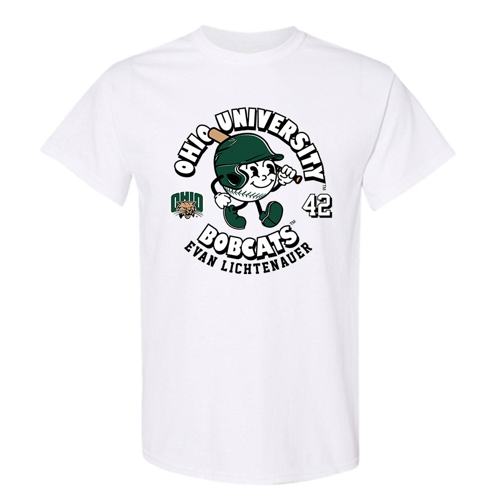 Ohio - NCAA Baseball : Evan Lichtenauer - Fashion Shersey T-Shirt-0