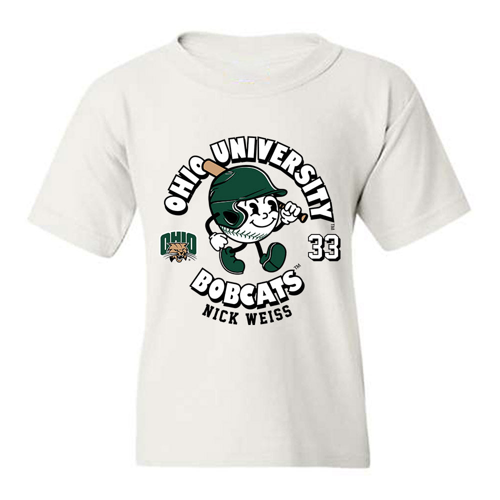 Ohio - NCAA Baseball : Nick Weiss - Fashion Shersey Youth T-Shirt-0