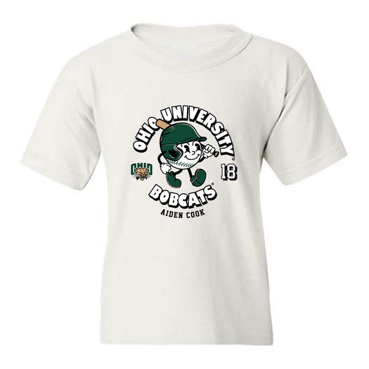 Ohio - NCAA Baseball : Aiden Cook - Fashion Shersey Youth T-Shirt-0