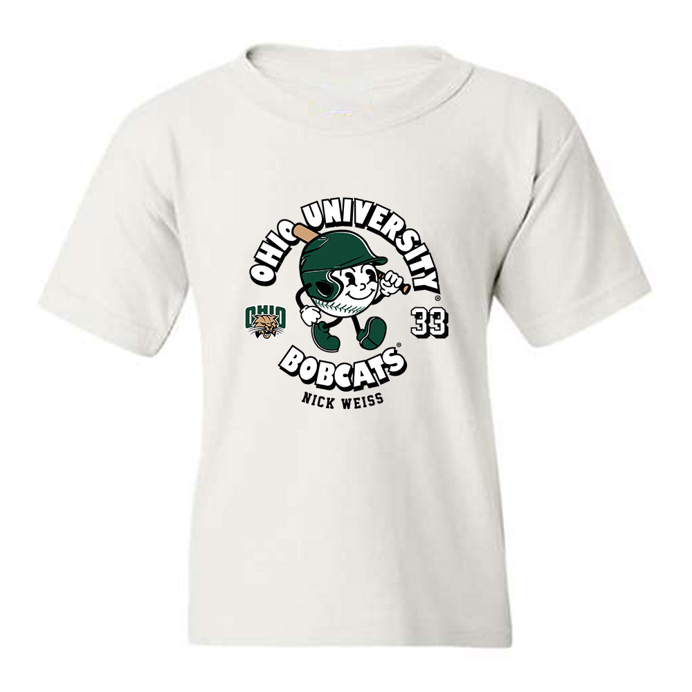 Ohio - NCAA Baseball : Nick Weiss - Fashion Shersey Youth T-Shirt-0