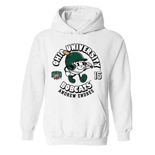 Ohio - NCAA Baseball : Andrew Endres - Fashion Shersey Hooded Sweatshirt-0