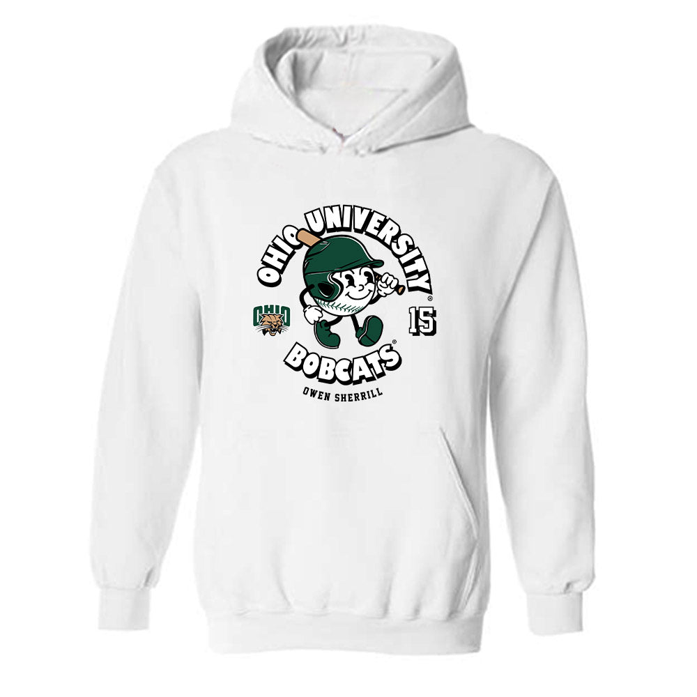 Ohio - NCAA Baseball : Owen Sherrill - Fashion Shersey Hooded Sweatshirt-0