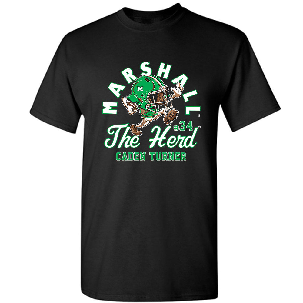 Marshall - NCAA Football : Caden Turner - T-Shirt-0