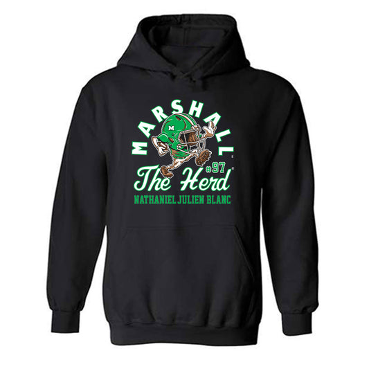 Marshall - NCAA Football : Nathaniel-Julien Blanc - Hooded Sweatshirt-0