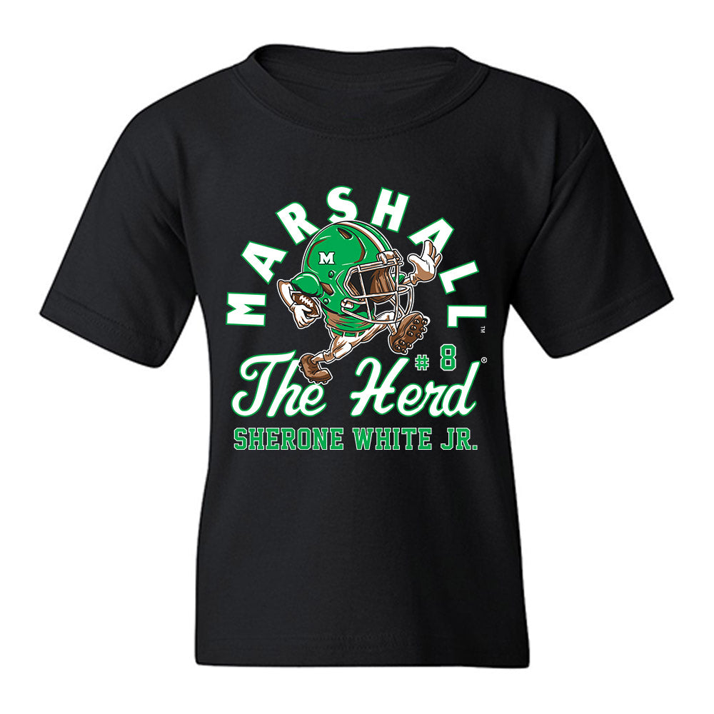 Marshall - NCAA Football : Sherone White Jr. - Youth T-Shirt-0
